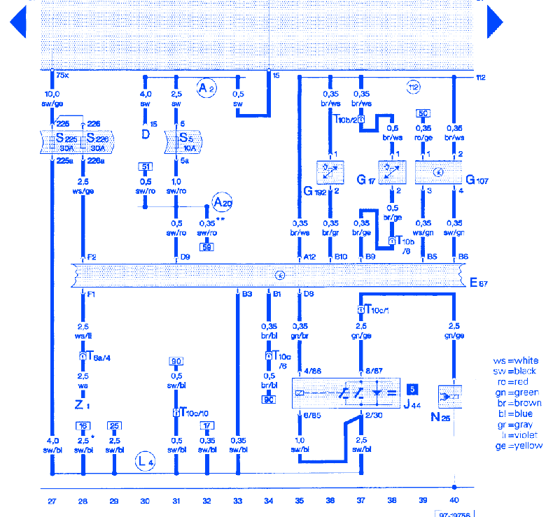 Audi A6 2001 Wiring Electrical Circuit Wiring Diagram » CarFuseBox