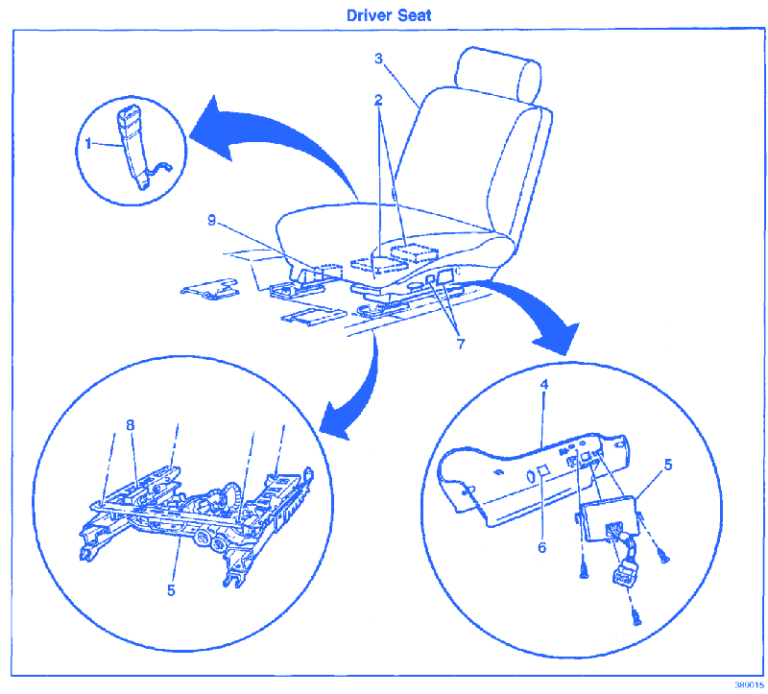 Pontiac Grand Prix 2005 Under Seat Electrical Circuit Wiring Diagram