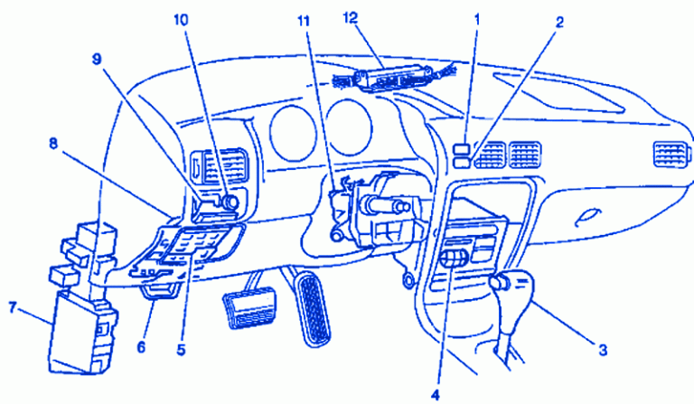 Chevrolet Lingenfelter 427 2002 In The Dash Electrical Circuit Wiring